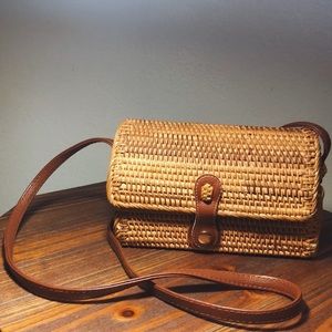 Rattan Rectangular Bali Bag